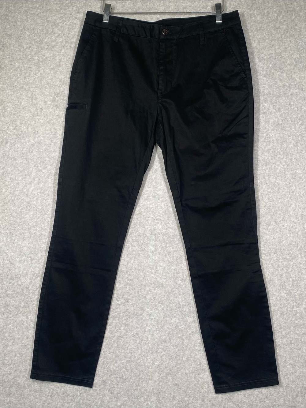 BYLT Premium Basics Stretch Chino Pants Mens 34 Black Casual Workwear